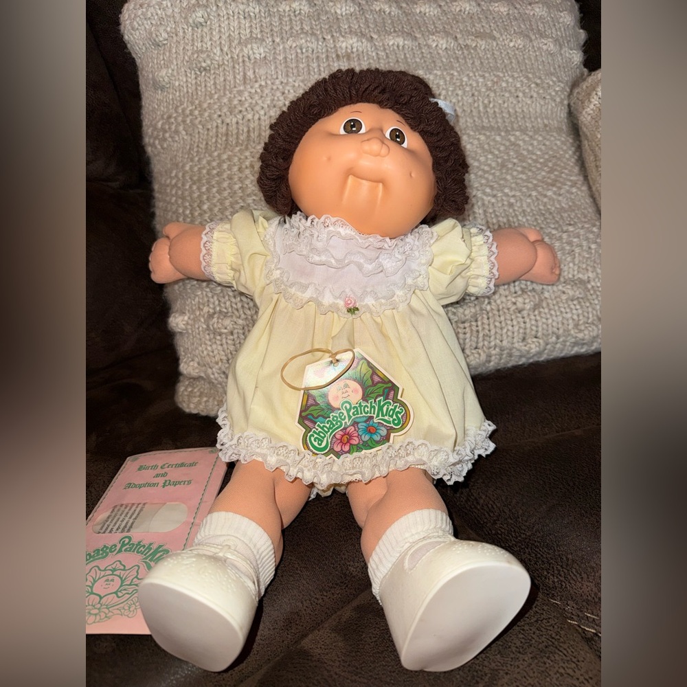 Cabbage Patch Kids Doll in Yellow Dress